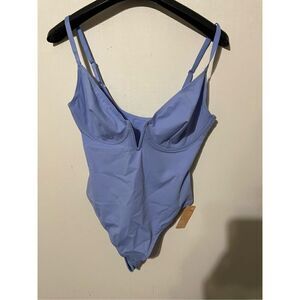 NWT Popilush Women’s Large Blue Sleeveless Shape wear Bodysuit Sleeveless